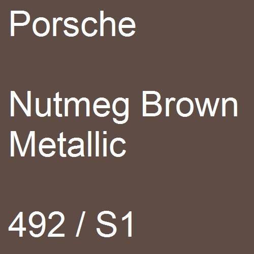 Porsche, Nutmeg Brown Metallic, 492 / S1.